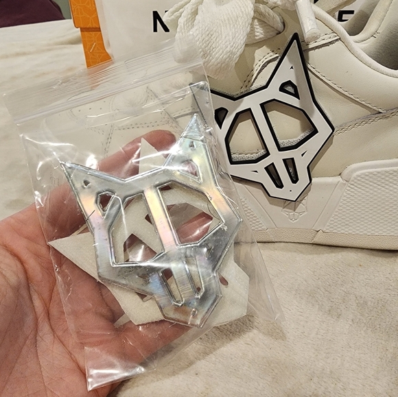 Naked Wolfe City White Sneakers W8 - Picture 6 of 9